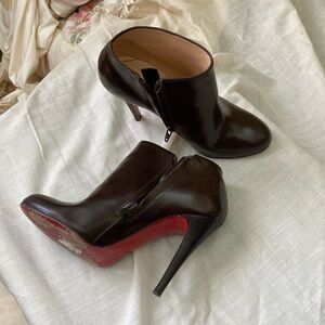 Christian Louboutin brown boots